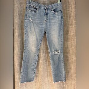 J. Crew boyfriend Jeans EUC distressed 29